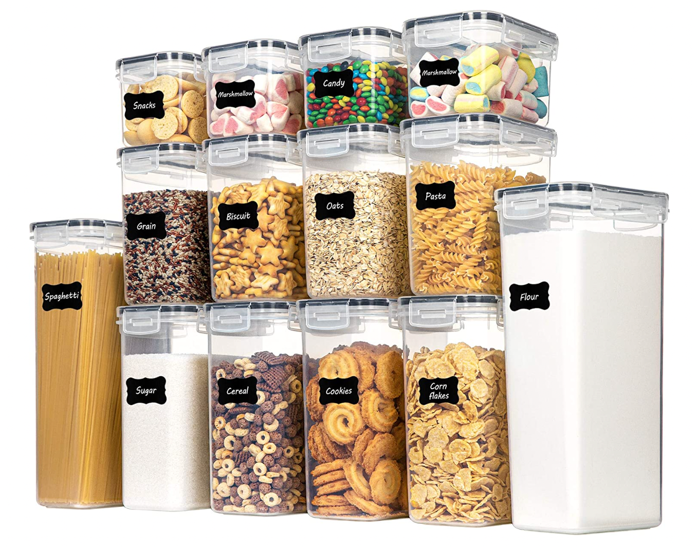 Carolynn 18 Container Food Storage Set (Set of 18) Prep & Savour